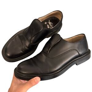 Vtg The King Loafers Black Leather - US Mens Sz 9